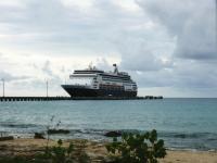 The 1,258-passenger cruise ship Maasdam in Frederiksted Monday. The 1,258-passenger cruise ship Maasdam in Frederiksted Monday.